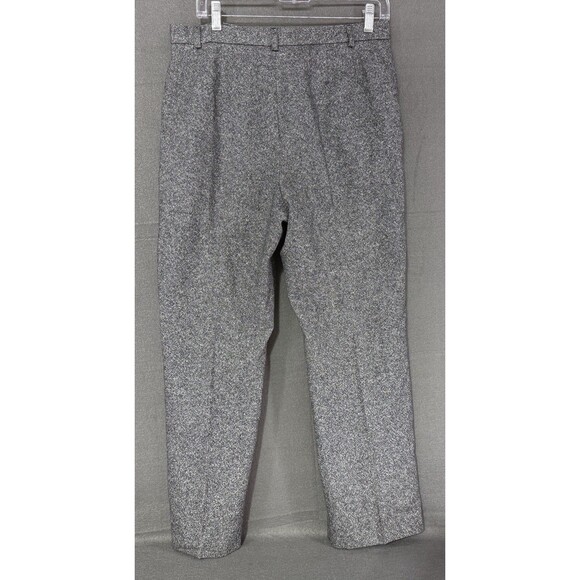Y2K Prep Pendleton Pants Sz 10 Speckled Gray Virgin Wool Silk Trousers USA - Picture 4 of 10